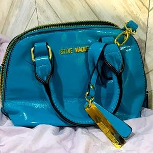 SM turquoise mini purse